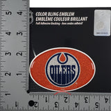 Edmonton Oilers Bling Oval Auto Emblem