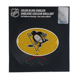 Pittsburgh Penguins Bling Oval Auto Emblem