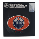 Edmonton Oilers Bling Oval Auto Emblem