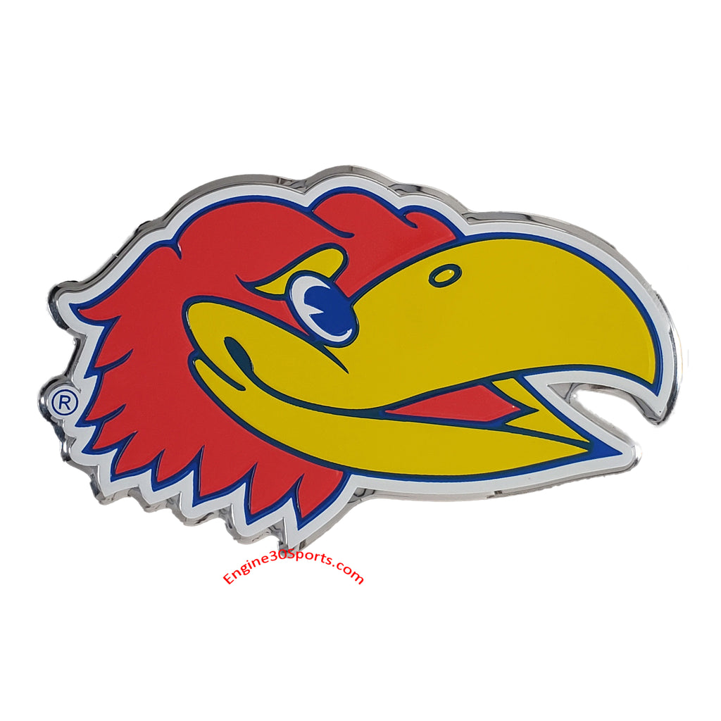 Kansas Jayhawks Die Cut Color Auto Emblem - Alternate Logo