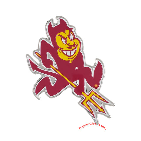 Arizona State Sun Devils Die Cut Color Auto Emblem - Sparky Logo