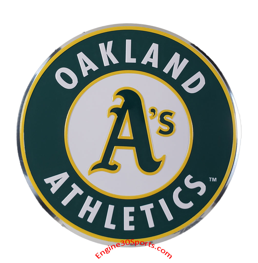 Oakland A's Die Cut Color Auto Emblem