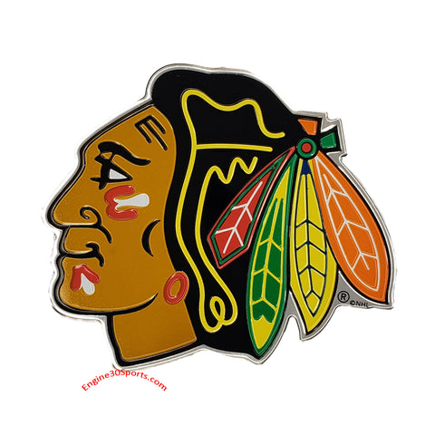 Chicago Blackhawks Die Cut Color Auto Emblem