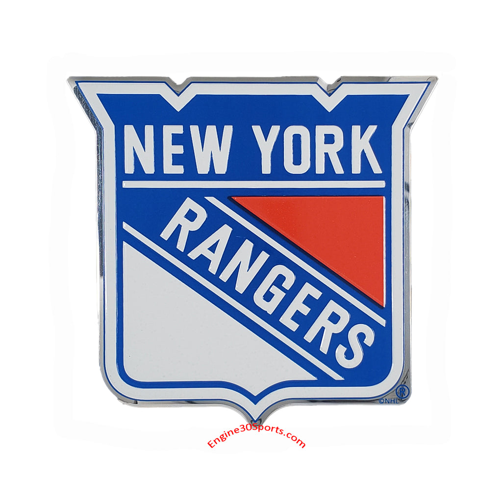 New York Rangers Die Cut Color Auto Emblem