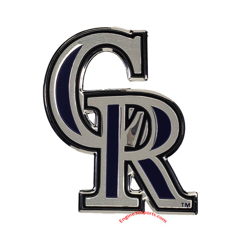 Colorado Rockies Die Cut Color Auto Emblem