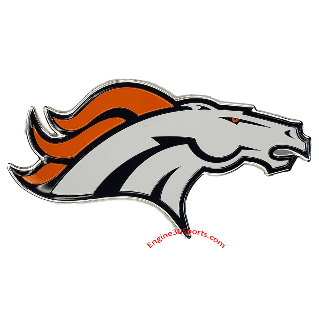 Denver Broncos Die Cut Color Auto Emblem