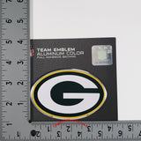 Green Bay Packers Die Cut Color Auto Emblem