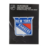 New York Rangers Die Cut Color Auto Emblem
