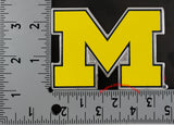 Michigan Wolverines Die Cut Color Auto Emblem - Yellow