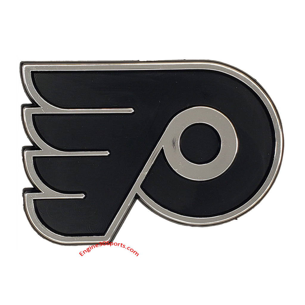 Philadelphia Flyers Die Cut Silver Auto Emblem