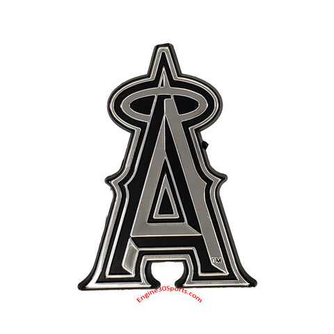 Los Angeles Angels Die Cut Silver Auto Emblem