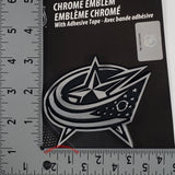 Columbus Blue Jackets Die Cut Silver Auto Emblem