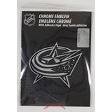 Columbus Blue Jackets Die Cut Silver Auto Emblem