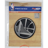 Golden State Warriors Die Cut Silver Auto Emblem