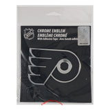 Philadelphia Flyers Die Cut Silver Auto Emblem