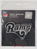 Los Angeles Rams Die Cut Silver Auto Emblem