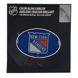 New York Rangers Bling Oval Auto Emblem