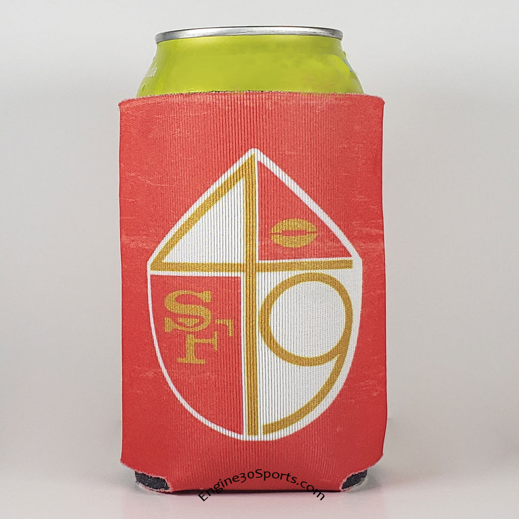 San Francisco 49ers Vintage Style 2 Sided Can Holder