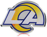 Los Angeles Rams Die Cut Color Auto Emblem - Alternate Logo