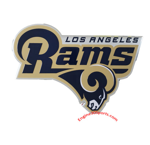 Los Angeles Rams Die Cut Color Auto Emblem - Alternate Logo