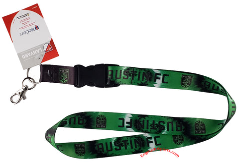 Austin FC 22" Lanyard with Detachable Buckle - Tie Dye