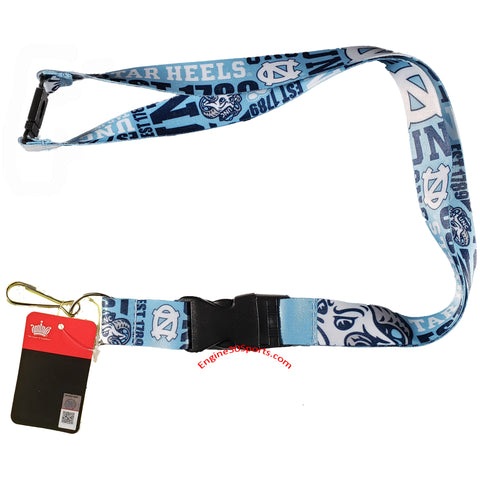 North Carolina Tar Heels Dynamic Design Breakaway Lanyard