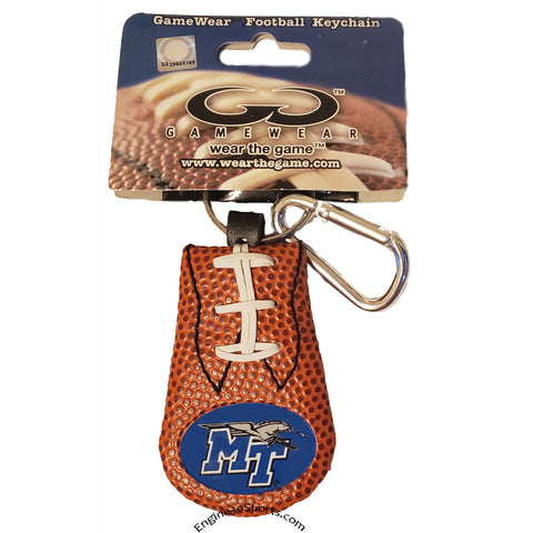 Middle Tennessee State Blue Raiders Classic Football Keychain
