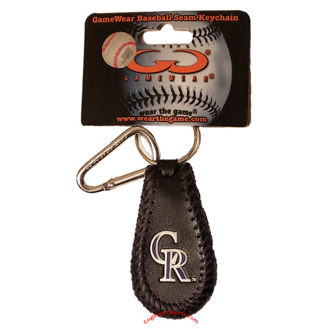 Colorado Rockies Team Color Keychain
