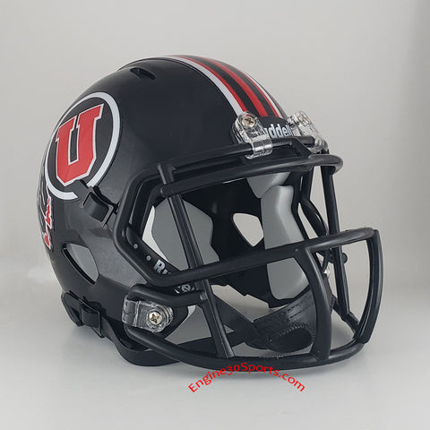 Utah Utes Riddell Speed Mini Helmet - Black