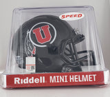 Utah Utes Riddell Speed Mini Helmet - Black