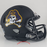 East Carolina Pirates Riddell Speed Mini Helmet - Matte Black Alternate