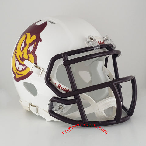 Arizona State Sun Devils Riddell Speed Mini Helmet - White Sparky