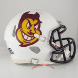 Arizona State Sun Devils Riddell Speed Mini Helmet - White Sparky