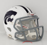 Kansas State Wildcats Riddell Speed Mini Helmet - White Helmet Alternate