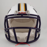 LSU Tigers Riddell Speed Mini Helmet - White Alternate