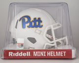 Pitt Panthers Riddell Speed Mini Helmet - White Helmet