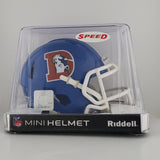 Denver Broncos 1975-1996 Throwback Riddell Speed Mini Helmet
