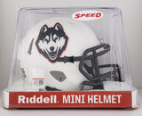 UConn Huskies Riddell Speed Mini Helmet - Husky Logo