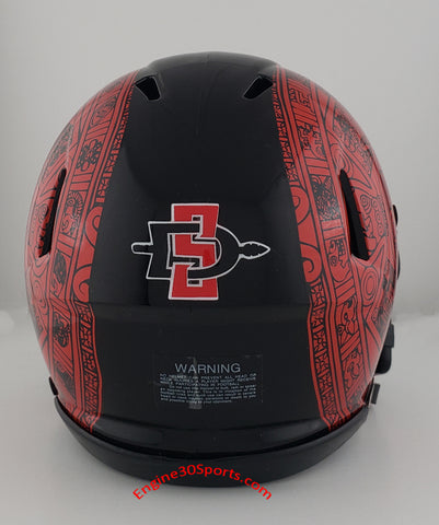 aztec motorcycle helmet San Diego State Aztecs Riddell Speed Mini Helmet – Engine30Sports