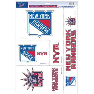 New York Rangers 11"x17" Multi Decal Sheet