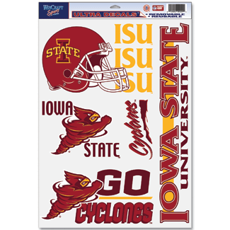 Iowa State Cyclones 11"x17" Multi Decal Sheet