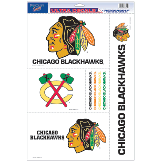 Chicago Blackhawks 11"x17" Multi Decal Sheet