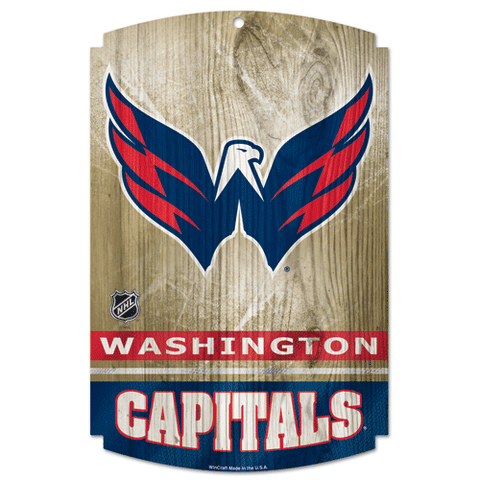 Washington Capitals 11"x17" Wood Sign
