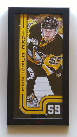 Pittsburgh Penguins Jake Guentzel 13" x 7" Framed Print