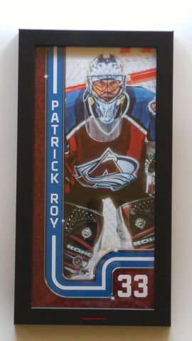 Colorado Avalanche Patrick Roy 13" x 7" Framed Print