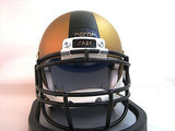 Michigan State Spartans Matte Gold Schutt Mini Helmet - Alternate 1 2