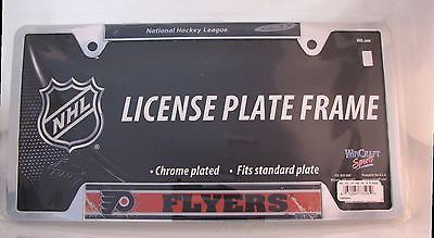 Philadelphia Flyers 6"x12" Metal License Plate Frame