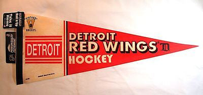 Detroit Red Wings Vintage Logo 12"x30" Premium Pennant