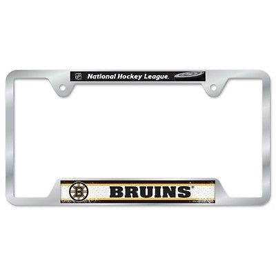 Boston Bruins 6"x12" Metal License Plate Frame