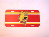 Ferris State Bulldogs Plastic License Plate